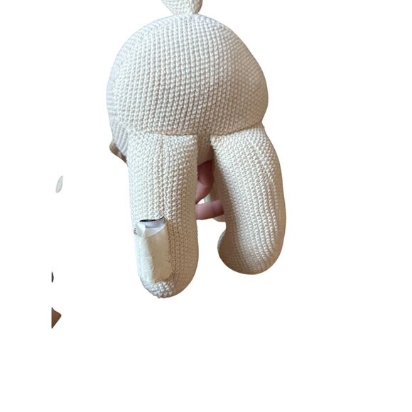 Hand knit made in India bunny plush - Picture 5 of 8